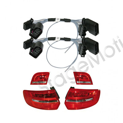 Adaptador de luces traseras LED restyling para Audi A3 8PA Sportback