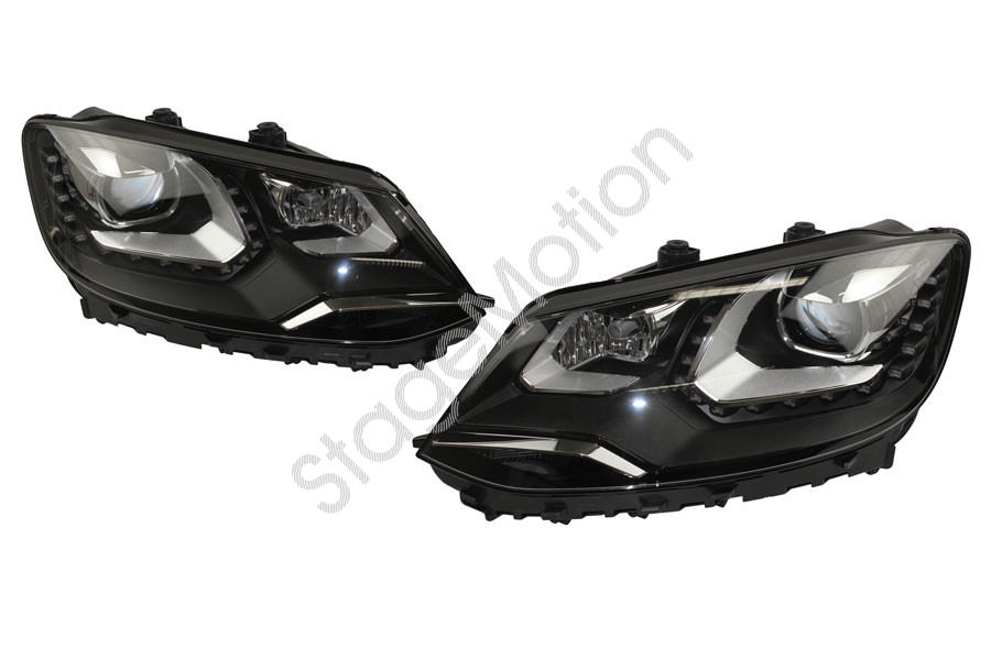 Faros Bi-Xenón LED DRL para VW Sharan 7N - sin amortiguador eléctrico