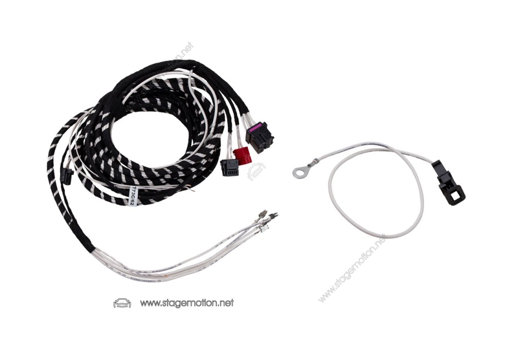 Cableado de enganche de remolque giratorio - sistema eléctrico central para VW Golf 8 VIII