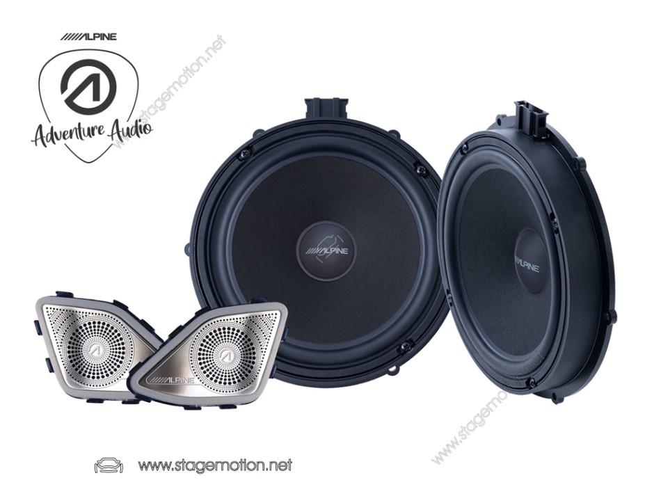 Kit altavoces de 2 vías Alpine Adventure para Audio T6 SG