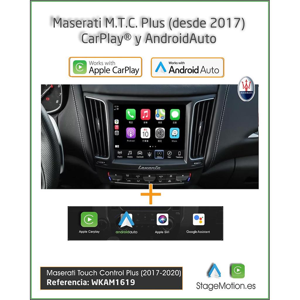 Kit Maserati Levante Wireless Car-Play Wireless + Android Auto Wireless + Cámaras Visión (desde 2017)