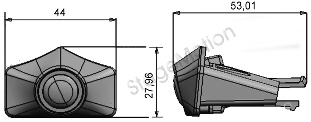 Cámara Frontal RCA para Audi A6/A7 (4G 2010-2014) y A4 (8K) /A5 (8R) (2013-2016)