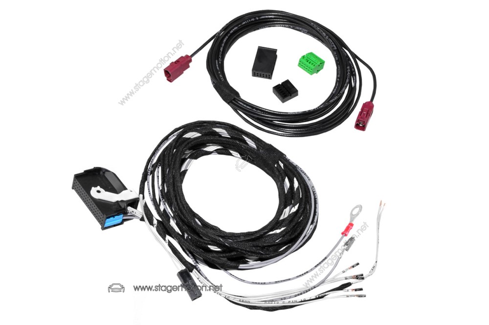 Cableado para la adaptacón del teléfono móvil Premium rSAP para VW