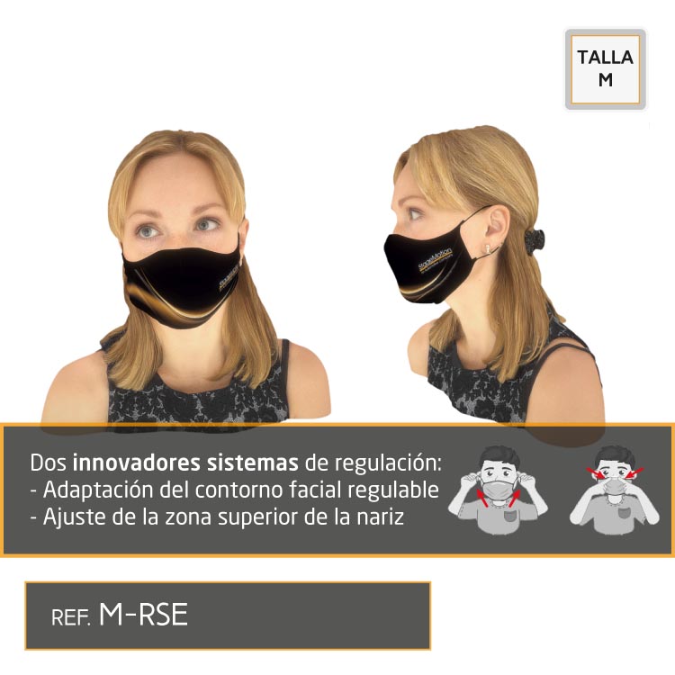 Mascarilla Homologada [M] Diseño: M-RSE