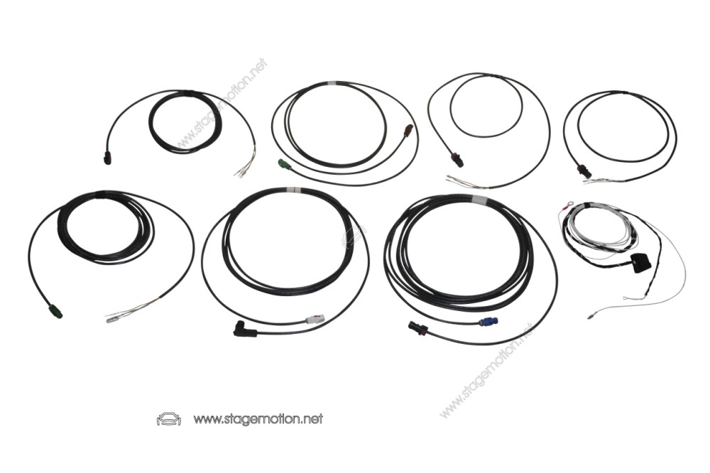 Cableado sistema de asistencia de 4 cámaras para Audi Q3 F3