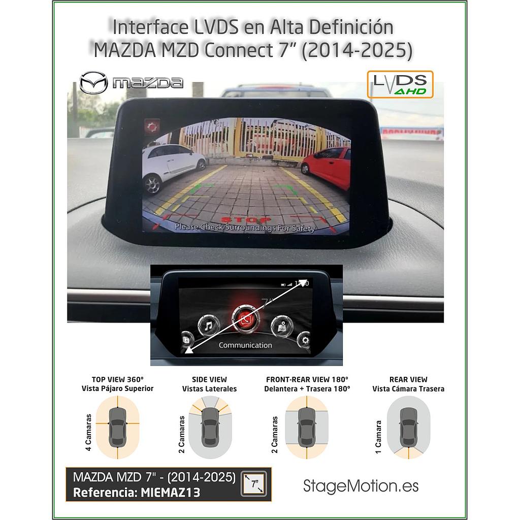 Interface AHD Mazda MZD Connect 7" 2014-2025