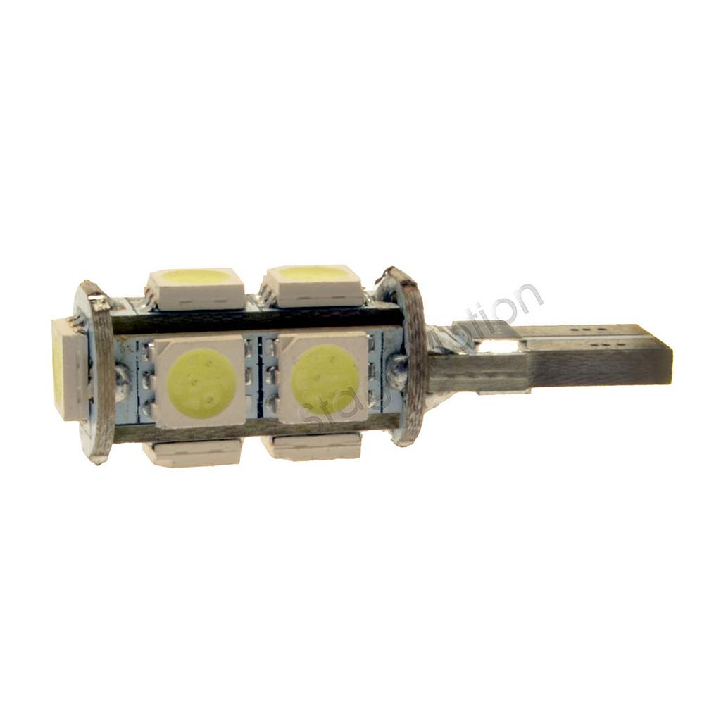 Lámpara LED T10 12v/5W5 (Luz blanca / 9-SMD) -105 lúmenes-