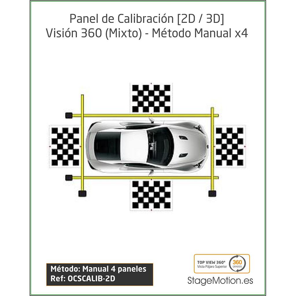 Panel Calibración Manual Kits Top View y Cámaras Convencionales