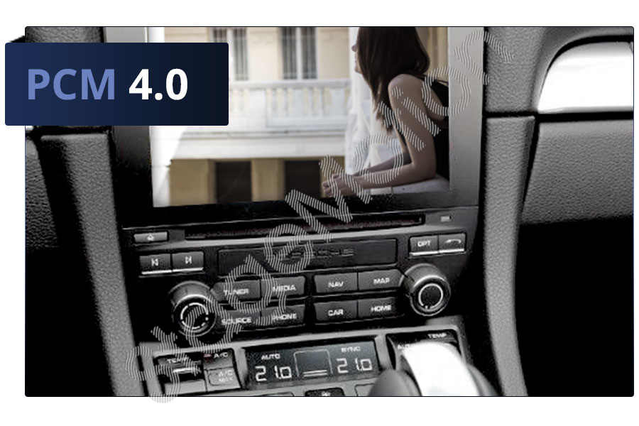 Interface de Vídeo Activo Porsche PCM 4.0