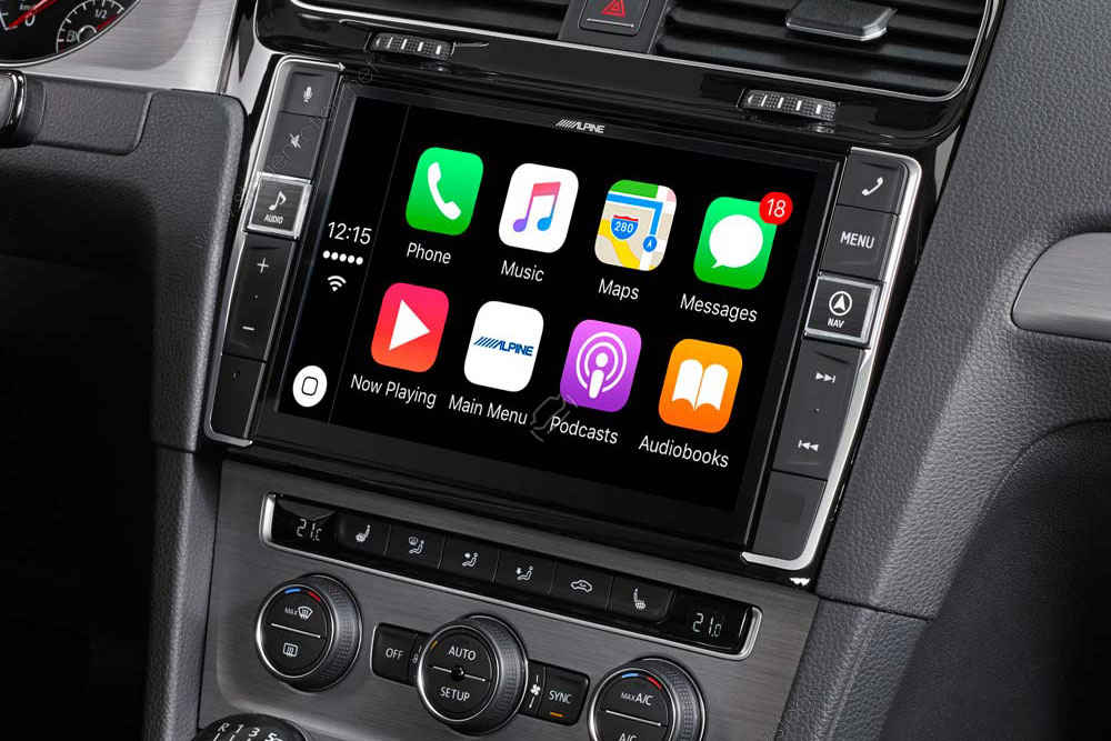 Sistema de navegación de información y entretenimiento premium para VW Golf 7