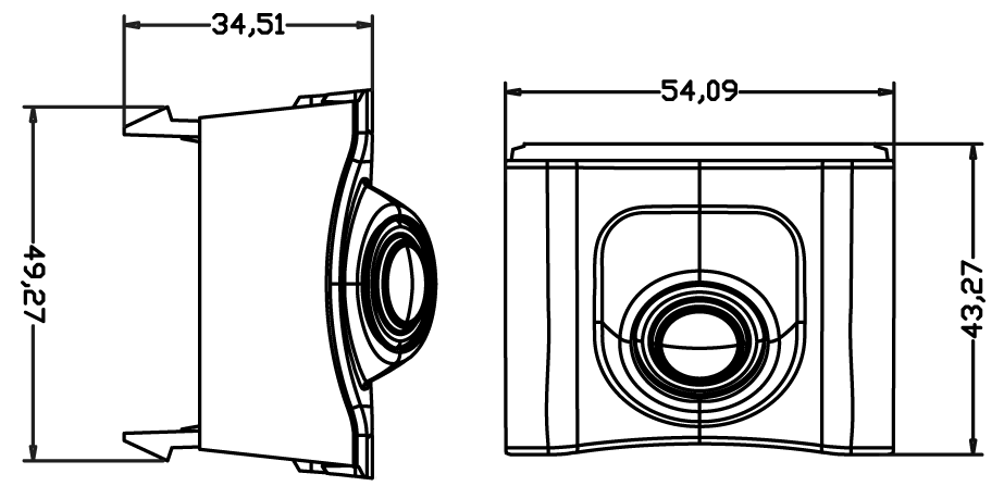Cámara Frontal RCA para Audi Q3 (8U) hasta 2014