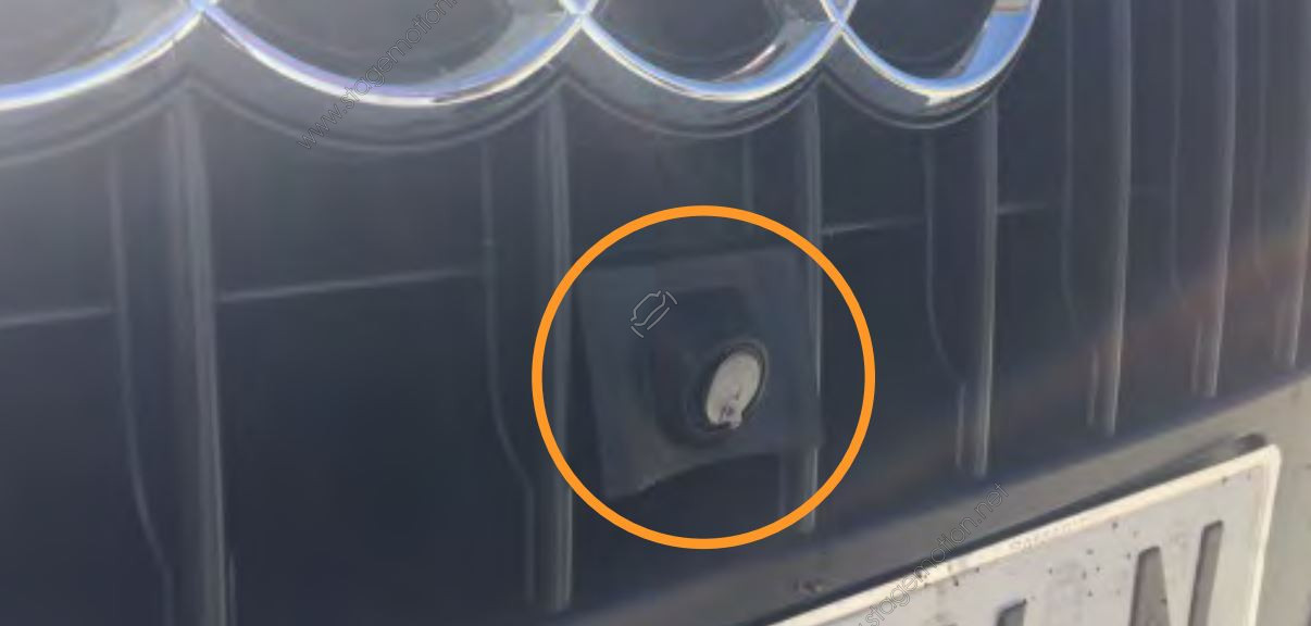 Cámara Frontal RCA para Audi Q3 (8U) hasta 2014