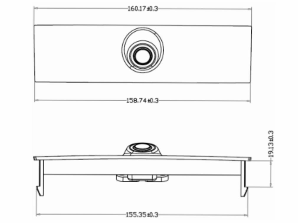 Cámara Frontal Específica RCA - Porsche Macan (2014/2015)