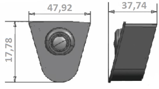 Cámara Frontal RCA HONDA emblema