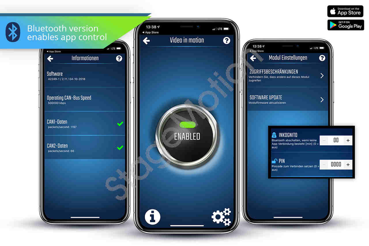 Vídeo en movimiento para Comand 2.0, 2.5 Plug & Play para Mercedes-Benz