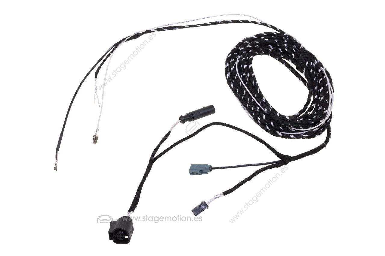 Guía Dinámica - Set cableado cámara trasera para Volkswagen Golf 7