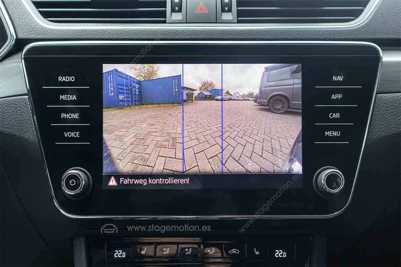 Cámara envolvente - Sistema de 4 cámaras para Skoda Superb 3V