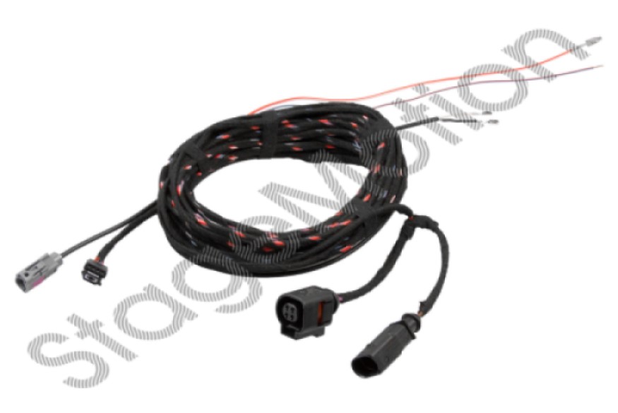 Kit completo de cámara de visión trasera para VW Golf 6 Convertible