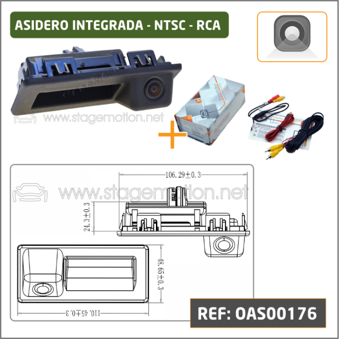 Kit Cámara Trasera MIB3 VAG Discover Pro 10"
