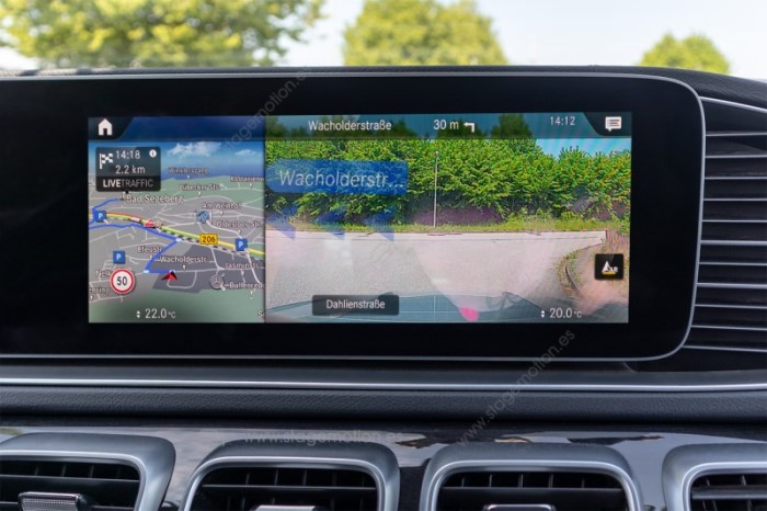 Kit MBUX de realidad aumentada para Mercedes Benz Clase GLE V167