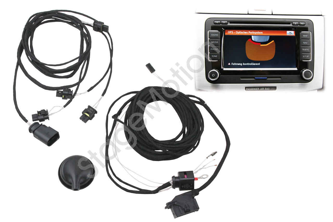 Kit completo Park Pilot trasero incl. OPS para VW Touran