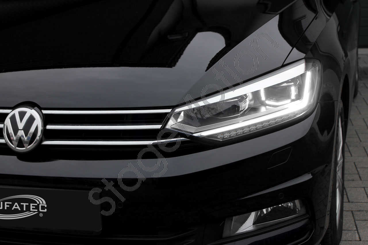 Faros LED con LED DRL para VW Touran 5T
